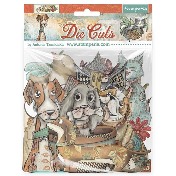 Stamperia | Die-Cuts - Furry Friends