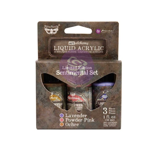 Finnabair x Prima | Art Alchemy: Nestem&auml;inen Akryylimaalisetti - Sentimental