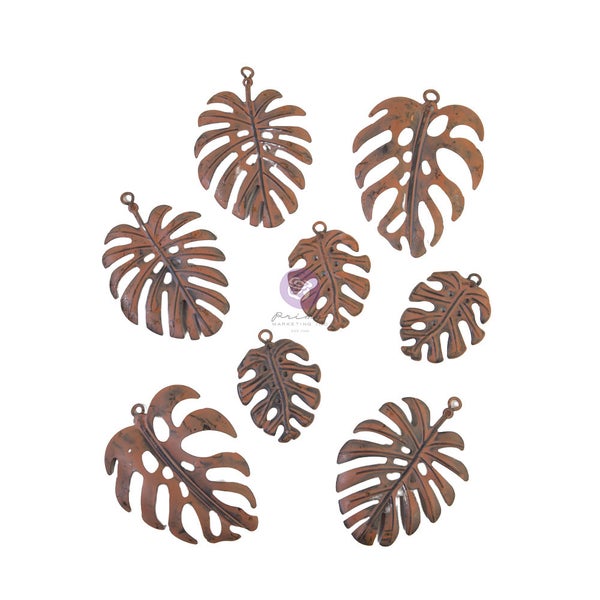 Finnabair x Prima | Mechanicals: Metallikoristeet - Rusty Monstera