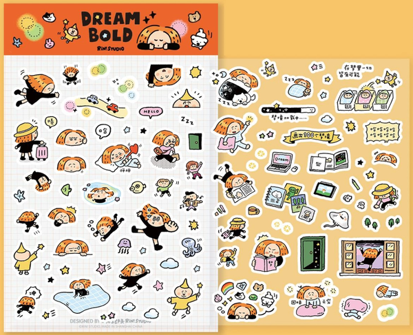 RiN! Studio | Washi -tarrat - Dream Bold
