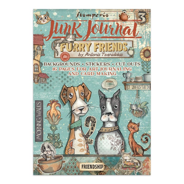 Stamperia | Junk Journal: Furry Friends - Printed Art