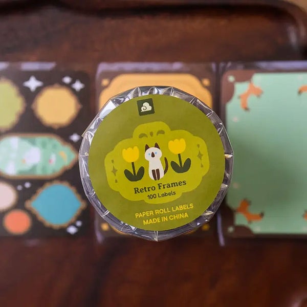 Thousand Skies | Muistilappu-tarrarulla - Retro Frames