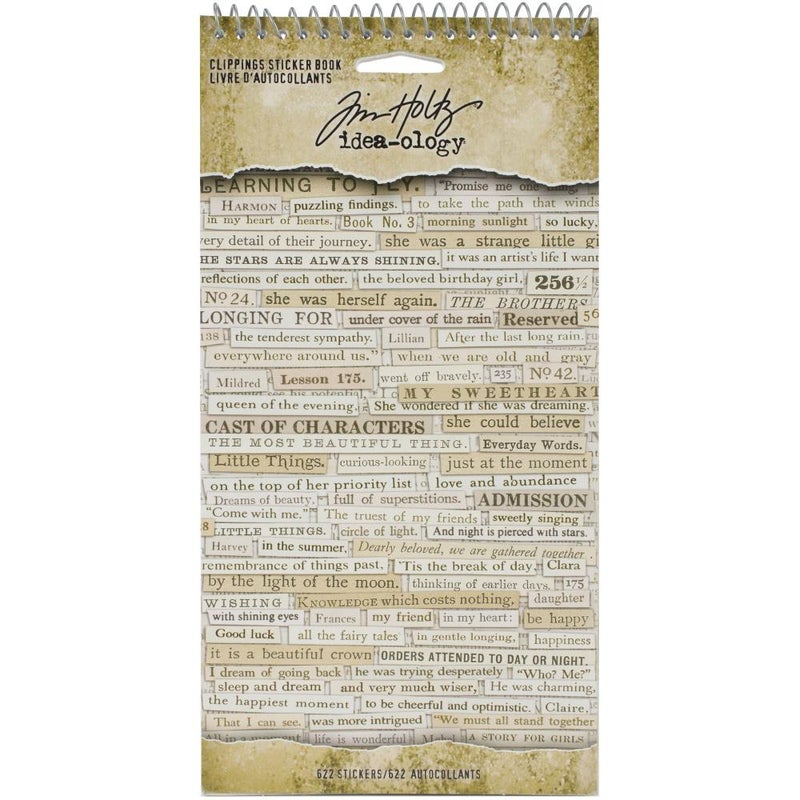 Tim Holtz Idea-Ology | Clippings-Tarrakirja