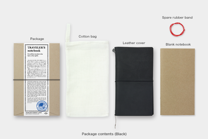 Traveler's Notebook | Regular Size - Black