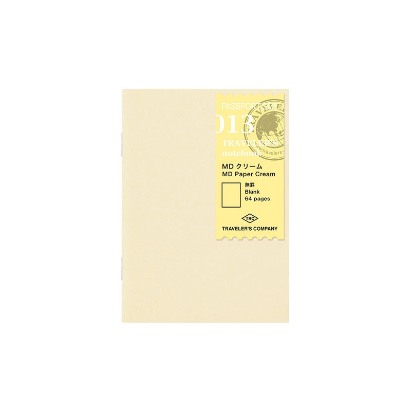 Traveler's Notebook | 013 MD Paper Cream Refill Passport Size