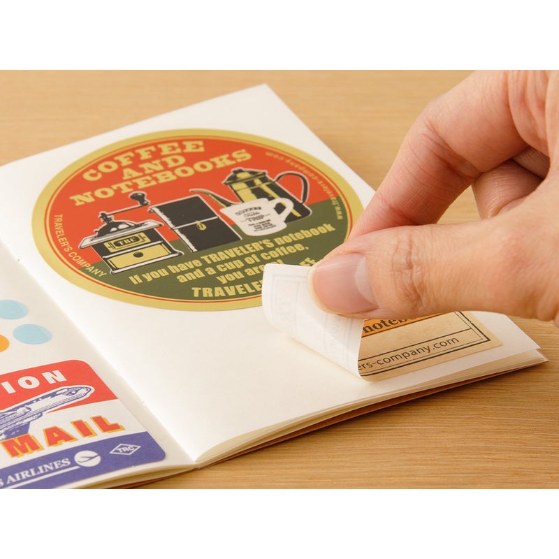 Traveler's Notebook | 17 Sticker Release Paper Refill Passport Size