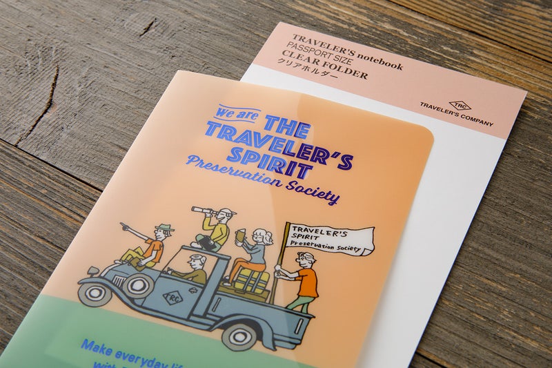 TRAVELER's Notebook | TRC 2026 Clear Folder Passport Size