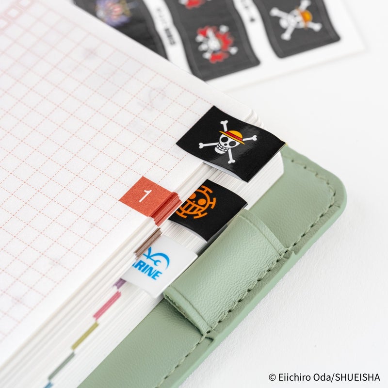 Hobonichi | ONE PIECE magazine: Piraattilippu - Indeksitarrat