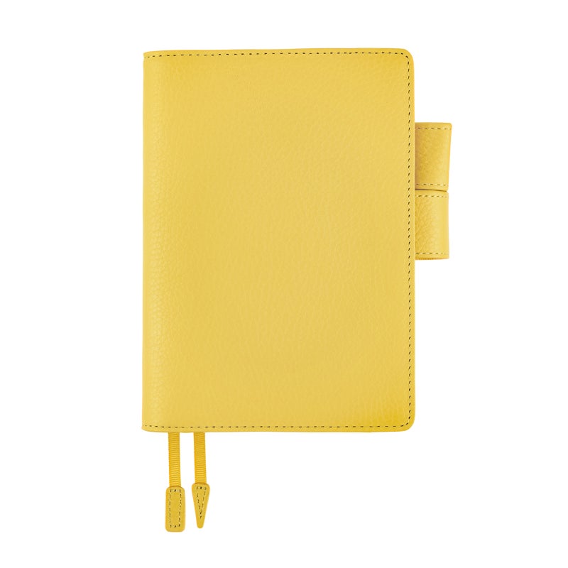 Hobonichi | Original A6 Kansi: Leather - Brilliant Yellow