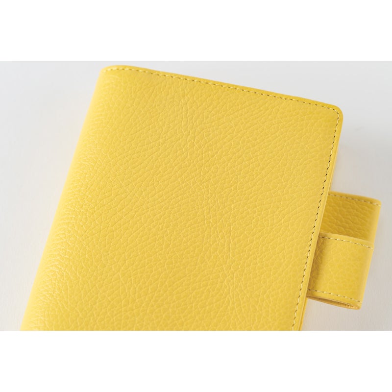 Hobonichi | Original A6 Kansi: Leather - Brilliant Yellow