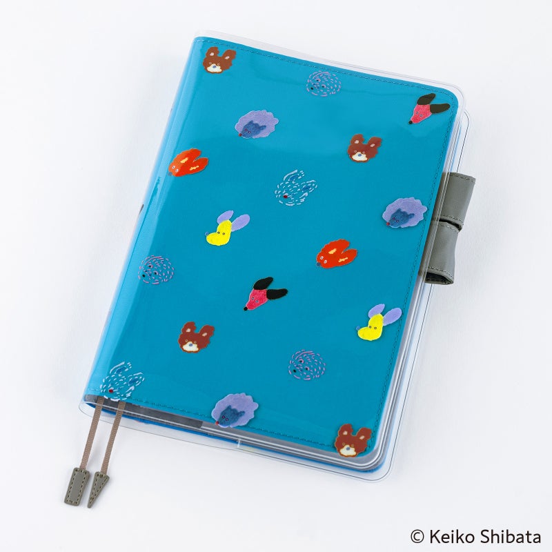 Hobonichi | Cover on Cover for A5: Keiko Shibata - Dog Ears Fluttering in the Wind
