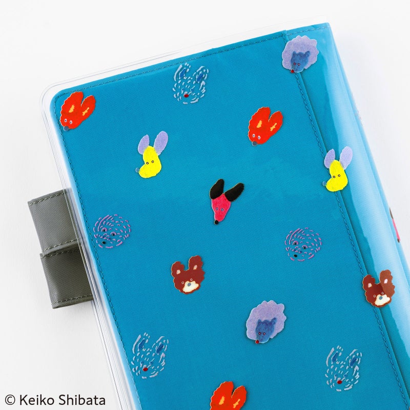 Hobonichi | Cover on Cover for A5: Keiko Shibata - Dog Ears Fluttering in the Wind