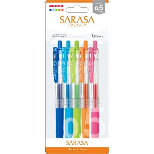Zebra | Sarasa 0.5 - 5 Color Set