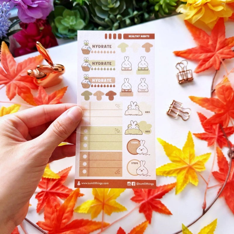 SumLilThings | Washitarra-arkki: Lil' Healthy Habits (Forest Color)