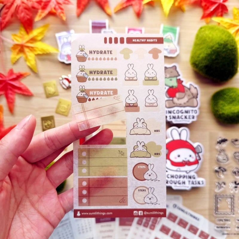 SumLilThings | Washitarra-arkki: Lil' Healthy Habits (Forest Color)