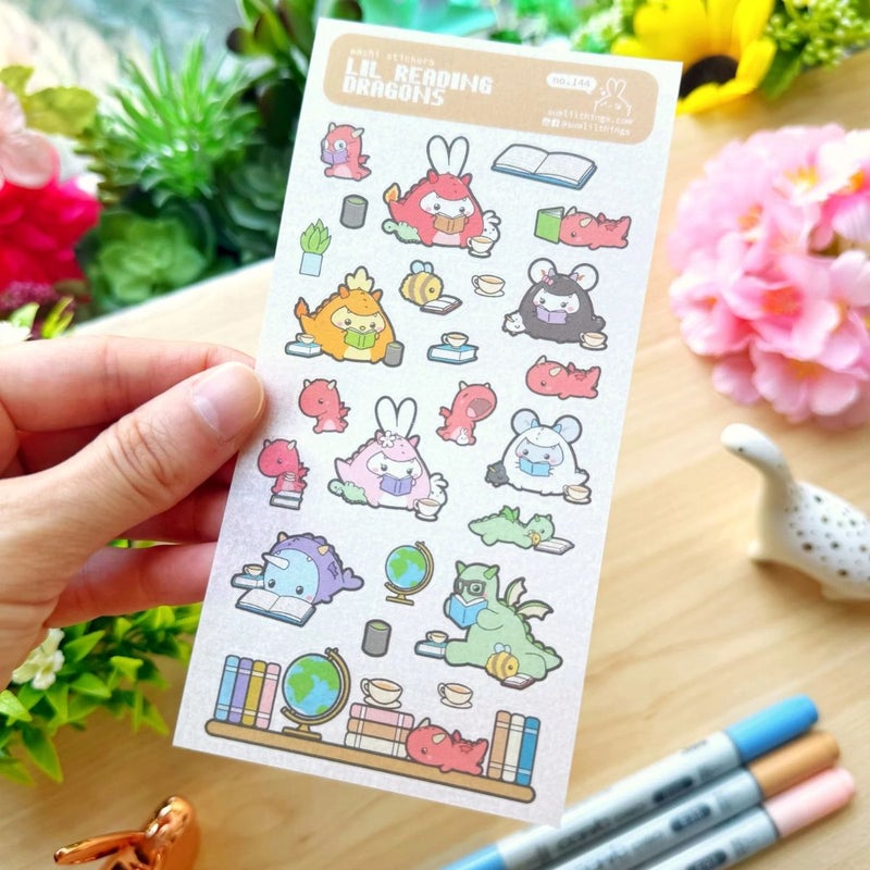 SumLilThings | Washitarra-arkki: Lil' Reading Dragons