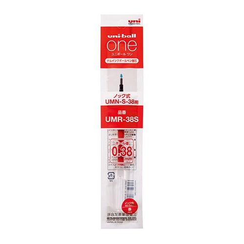 Uni | Refill for 0.38 One P Gel Pen (Red Ink)
