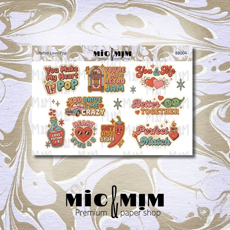 MIC&MIM | Tarra-arkki: Retro Love Pop