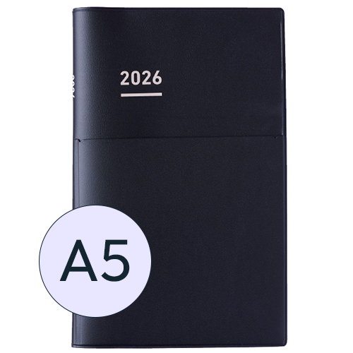 JIBUN TECHO | 2026 Biz A5 Slim - Musta