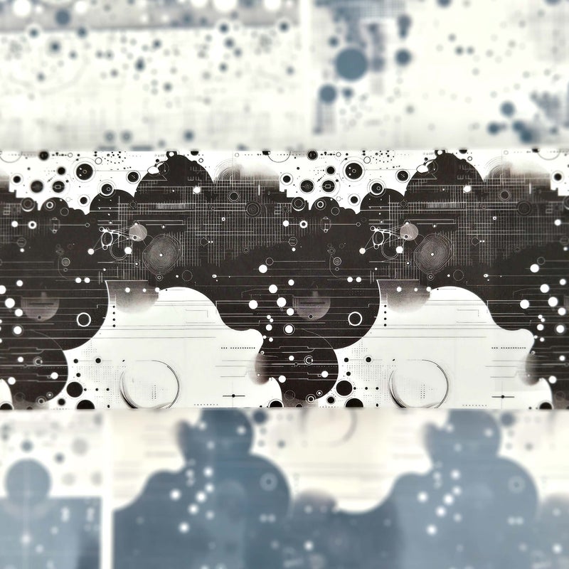 MIC | PET Tape (Matte): Black & White