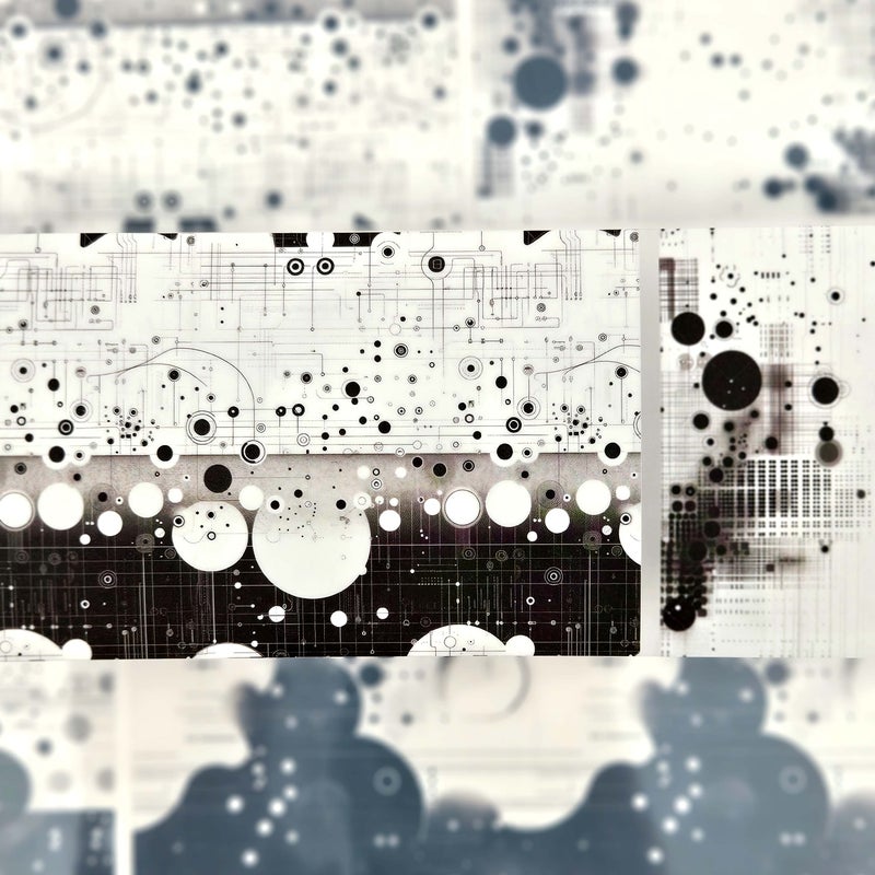 MIC | PET Tape (Matte): Black & White