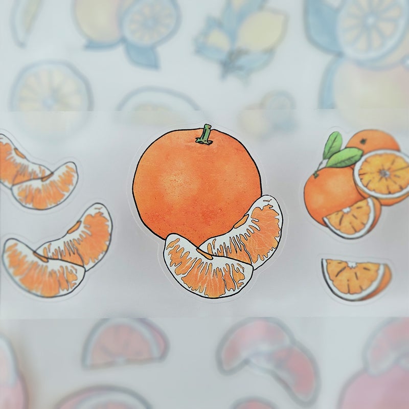 JEXTENDED x MIC | PET Tape (3D Glossy & Kiss-cut): Citrus Life