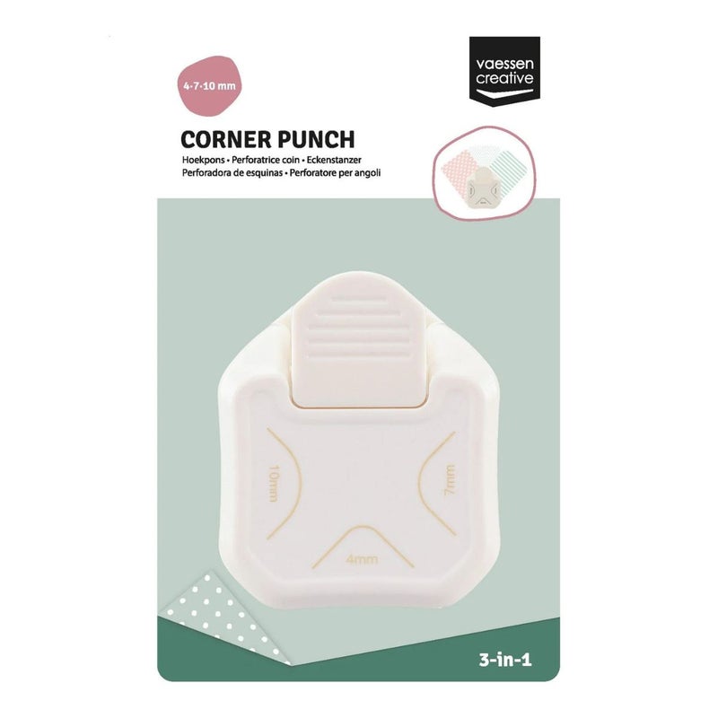 Vaessen Creative | Kulmaleikkuri 4-7-10mm: Norsunluu