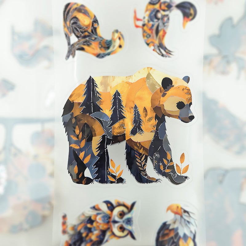 MIC | PET Tape (3D Silver Holo Foiled & Kiss-cut): Golden Grove