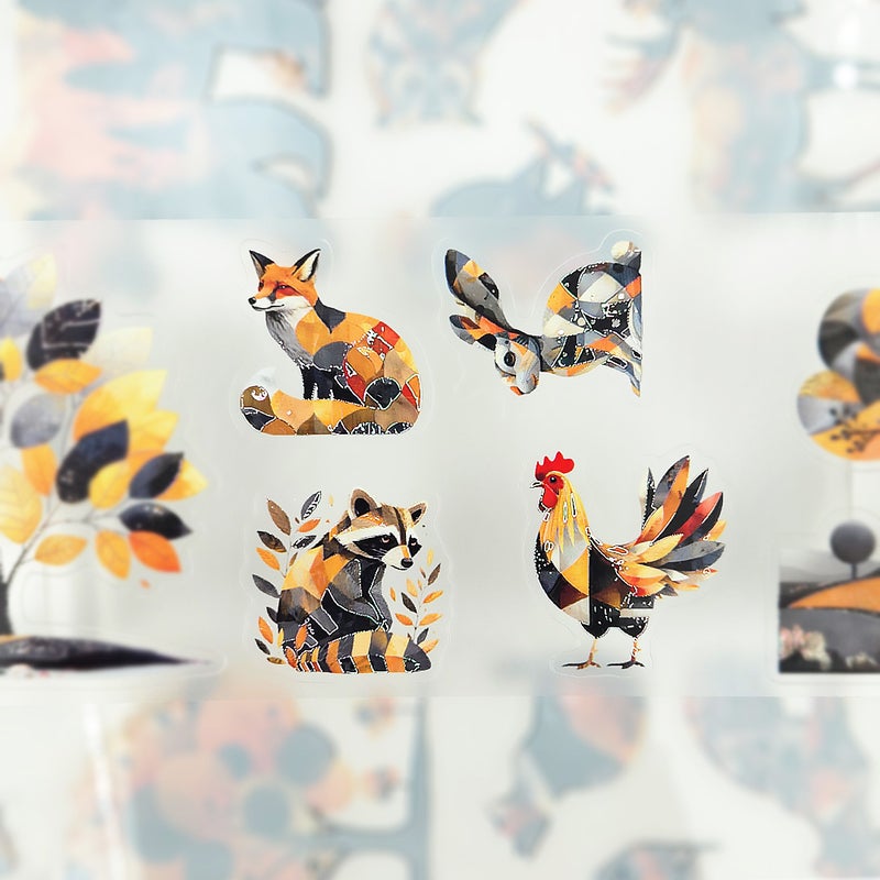 MIC | PET Tape (3D Silver Holo Foiled & Kiss-cut): Golden Grove