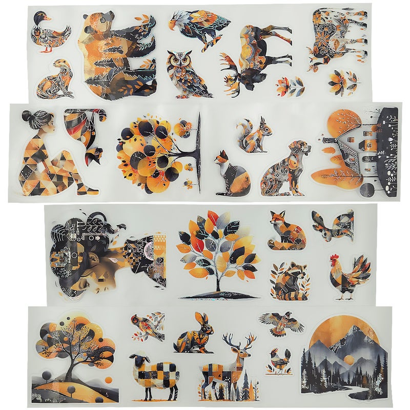 MIC | PET Tape (3D Silver Holo Foiled & Kiss-cut): Golden Grove