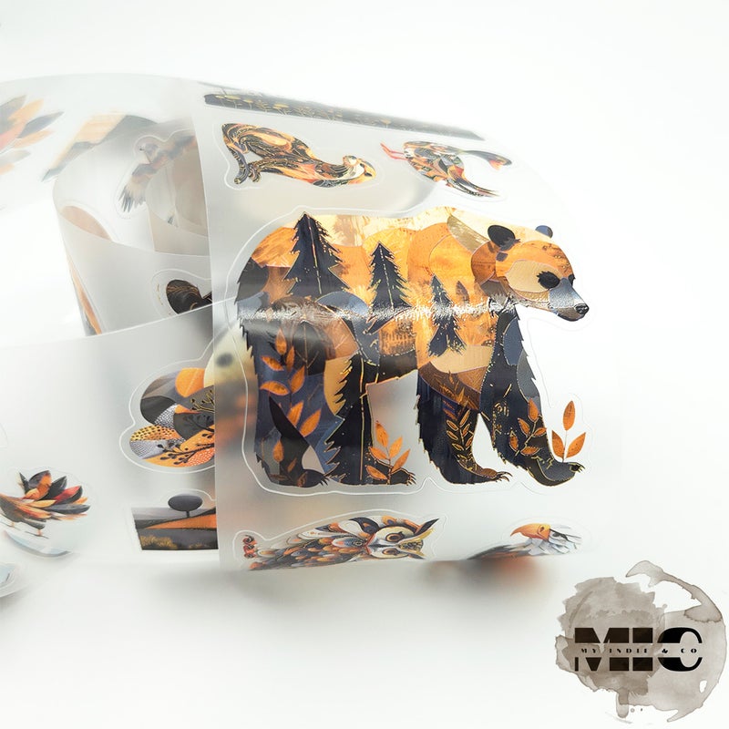 MIC | PET Tape (3D Gold Foiled & Kiss-cut): Golden Grove
