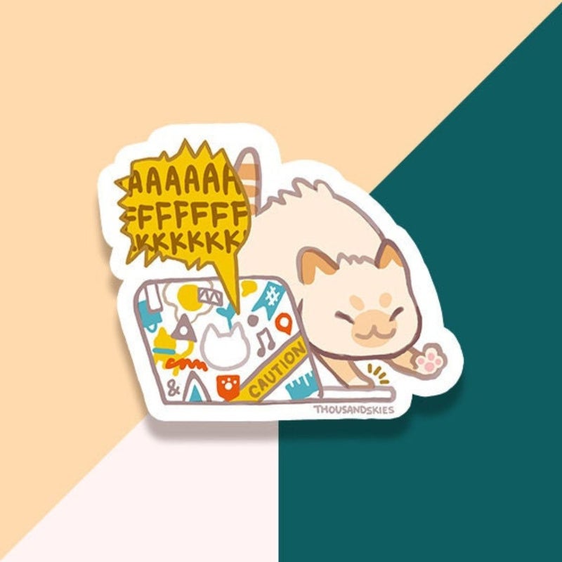 Thousand Skies | Vinyylitarra: Laptop - Cat