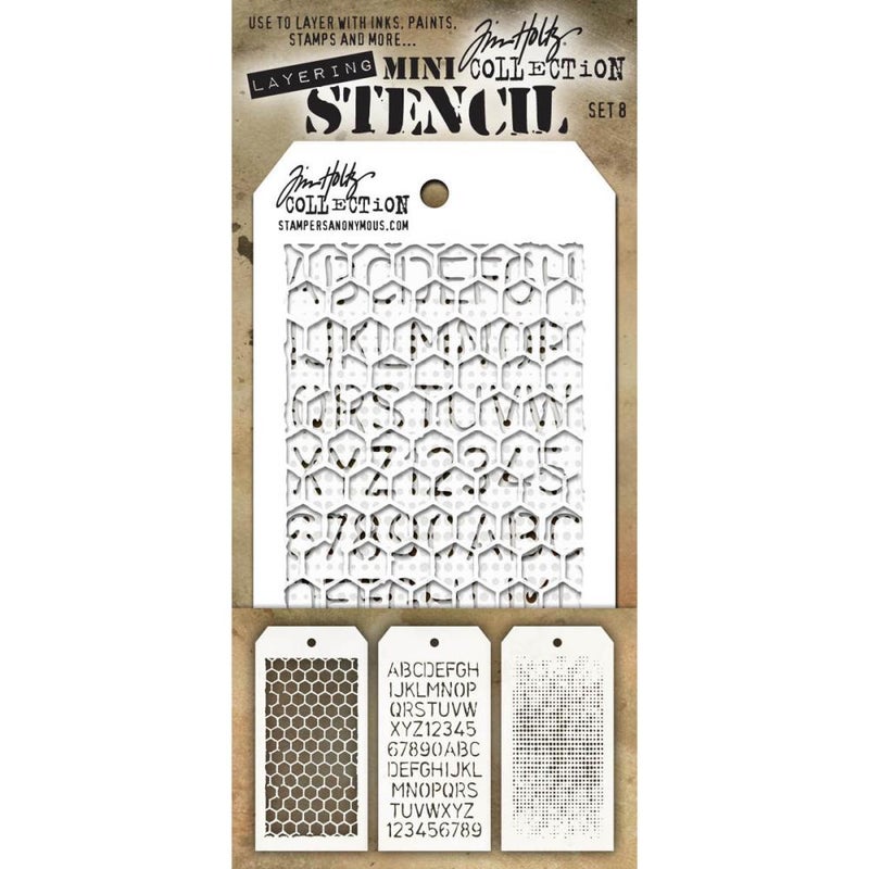 Stampers Anonymous & Tim Holtz | Mini Sapluunasetti: #8