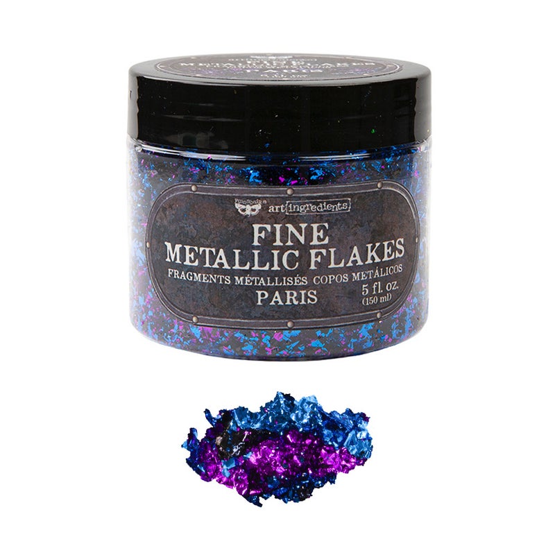 Finnabair x Prima | Art Ingredients: Hienojakoiset Metallihiutaleet - Pariisi