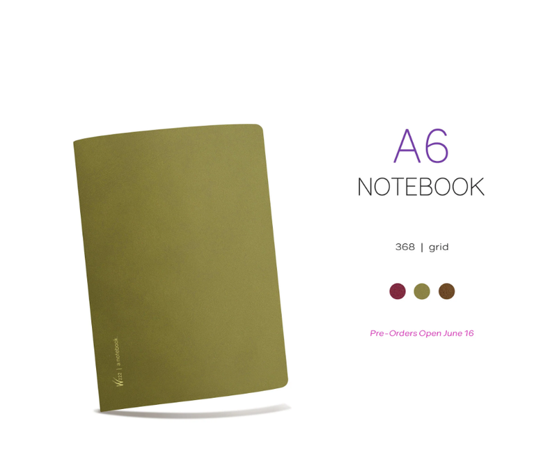 W222 | A6 Notebook - 2026 Edition Grid 368 pages