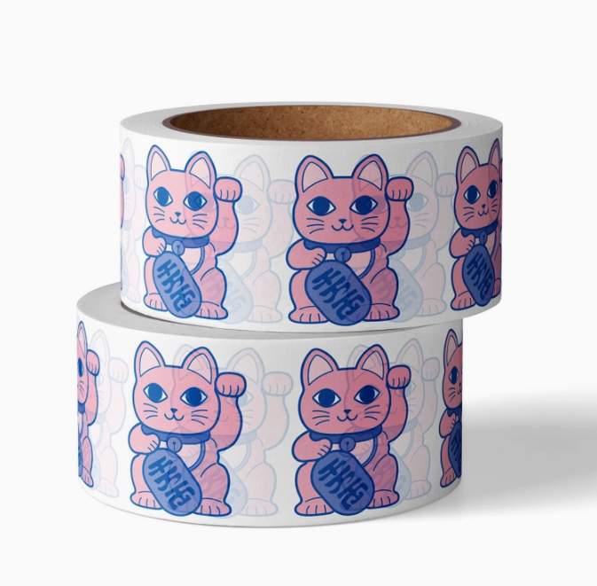Studio Inktvis | Washi Tape - Lucky Cat Maneki Neko