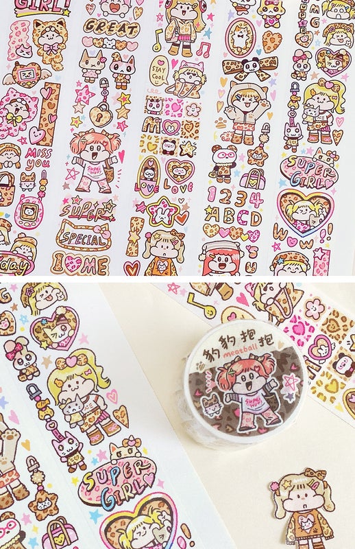 Meatball | Leopard Hug Washiteippi