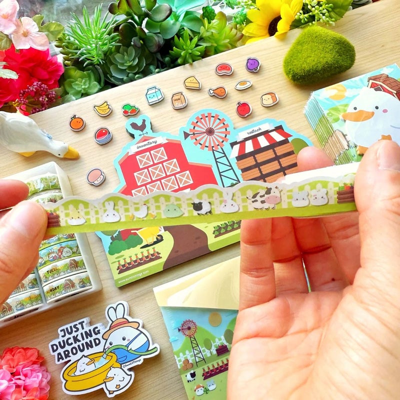 SumLilThings | Die-cut Washiteippi - Lil' Pasture Pals