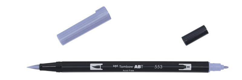 Tombow | Dual Brush Pen 553 Mist Purple