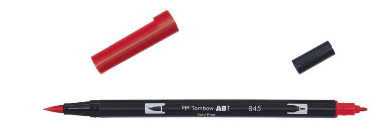 Tombow | Dual Brush Pen 845 Carmine