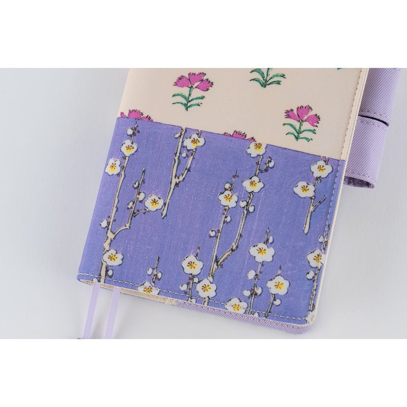Hobonichi | Original A6 Kansi: Unsodo - Bijutsukai (Plum and Dianthus)