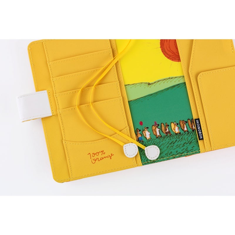 Hobonichi | Original A6 Kansi: 100%ORANGE - Squirrel Squadron
