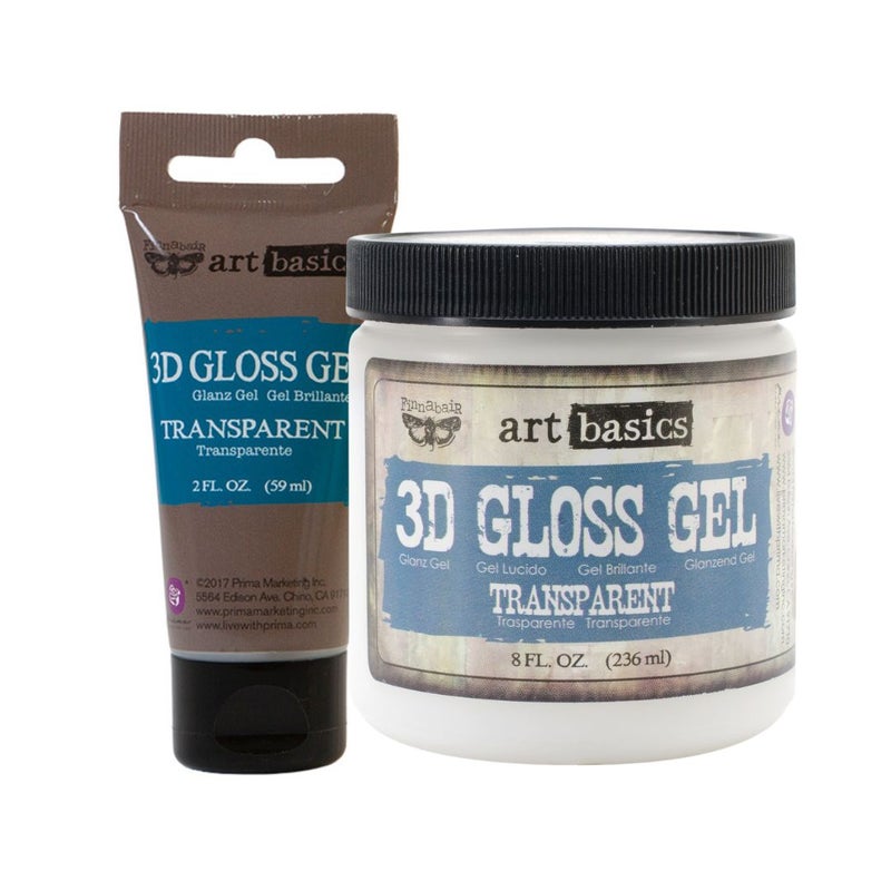 Finnabair x Prima | Art Basics: 3D Gloss Gel - L&auml;pin&auml;kyv&auml;