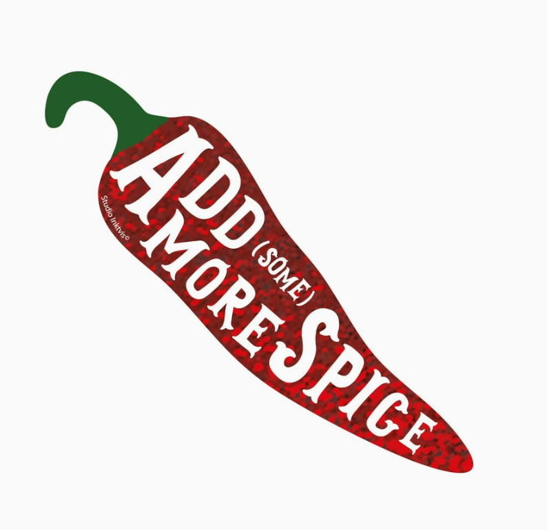 Studio Inktvis | Vinyl Sticker: Add Some Spice