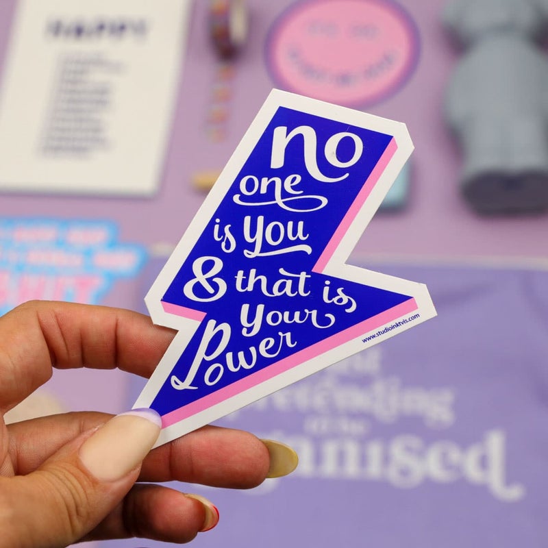 Studio Inktvis | Vinyl Sticker: No one is You
