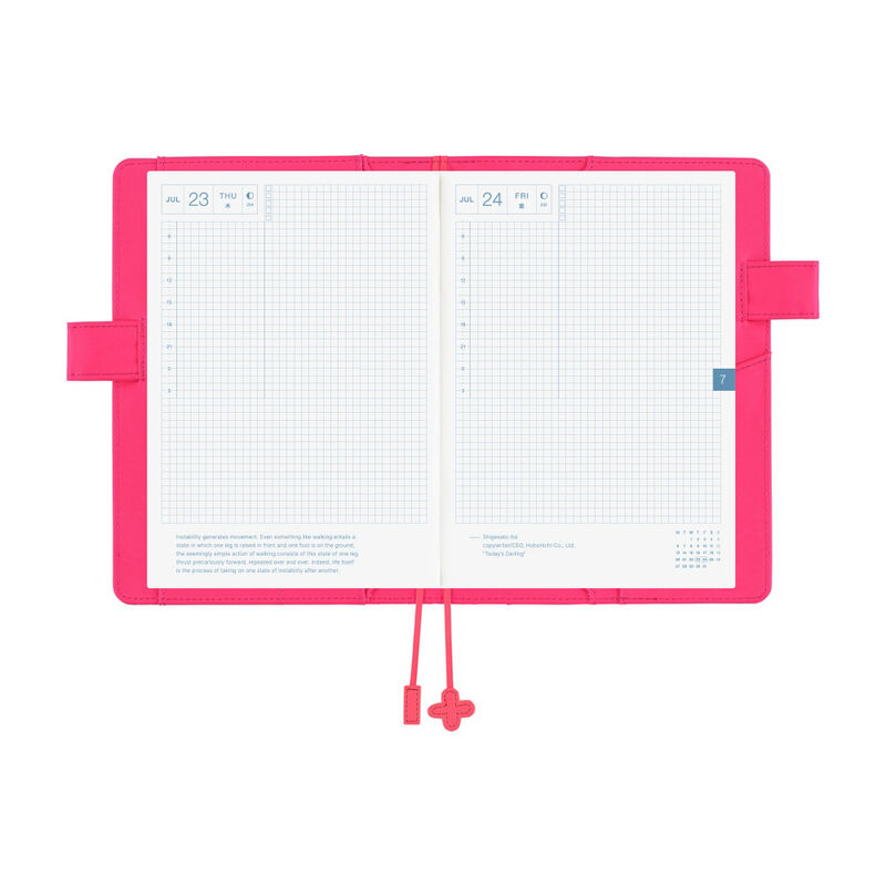 Hobonichi | Cousin A5 Kansi: Makoto Matsubayashi - Pink Flowers