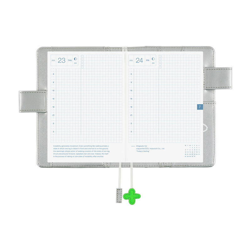 Hobonichi | Original A6 Kansi: Makoto Matsubayashi - Silver Flowers